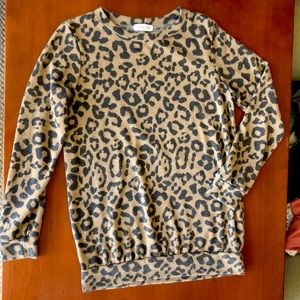 Leopard Print Sweatshirt